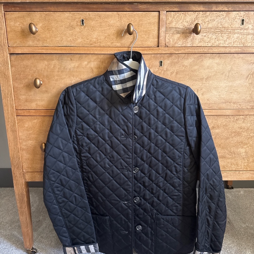 Burberry Quilted Black Jacket